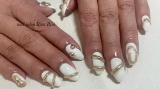 ミディアム ネイル ネイルスタジオ シェイクユアハンズのネイルデザイン