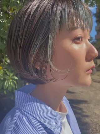 ミディアム カラー CARICIA🌱 masaeのヘアスタイル