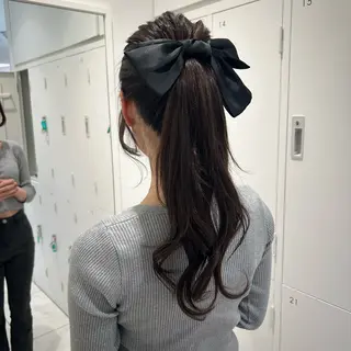 ロング ヘアアレンジ カット✂︎カラー堀切 美里のヘアスタイル