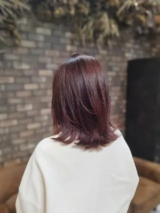 カラー ミディアム ✨艶髪✖癒し✨🍀 miyazawaのヘアスタイル