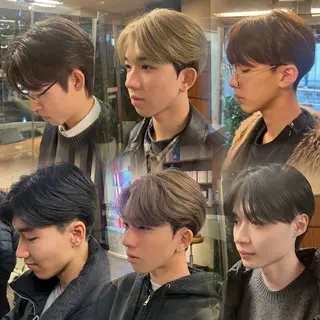 カラー パーマ メンズ 💎森 ハリス誠一💎のヘアスタイル