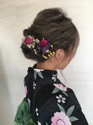 ヘアアレンジ ラブーケ中川中島店 クラタチカコのヘアスタイル