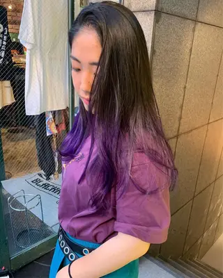 セミロング カラー ピンクベージュ/新潟 万代/高橋桃葉🍑のヘアスタイル