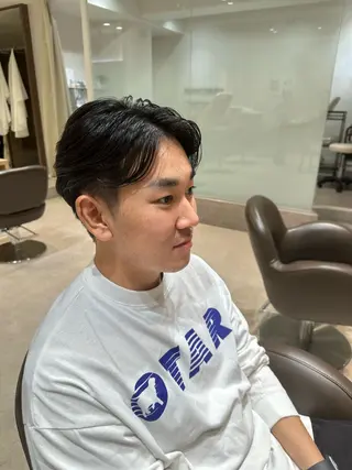 ショート メンズ 松本 涼大朗のヘアスタイル