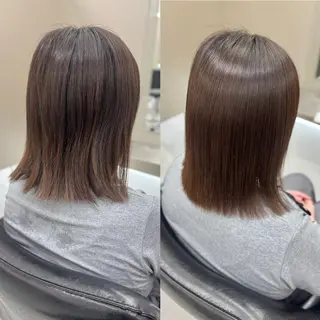 ミディアム 鈴木 美穂のヘアスタイル