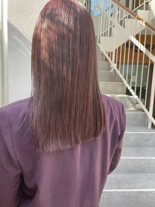 ロング カラー ヘアアレンジ satsuki 暖色・ブラウンカラーのヘアスタイル