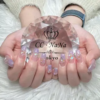 ネイル 💎CC・NaNa 韓国風ネイル🌙Cのネイルデザイン