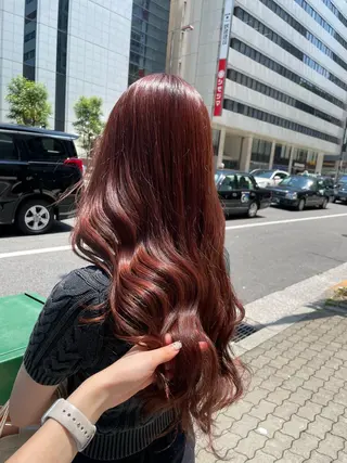 ロング カラー 金城 二千夏のヘアスタイル