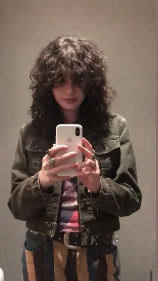 ミディアム パーマ メンズ 吉田一輝 外国人パーマのヘアスタイル