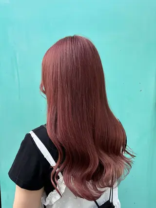 ロング カラー ブリーチなし/暖色/ ヘアアレンジ/Meiのヘアスタイル