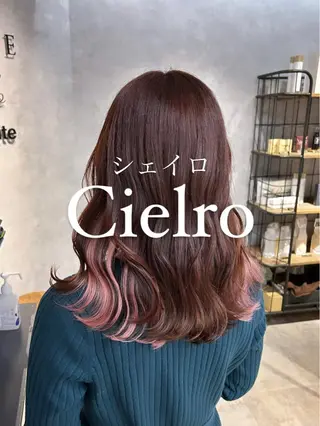 ミディアム カラー Cielroシェイロ所属・ブリーチ&エクステ 🥀ケアカラー特化のヘアスタイル