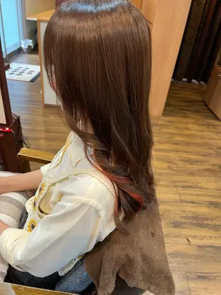 ロング カラー Lamie所属・大人女子&髪改善専門 Nobuフリーランスのヘアスタイル