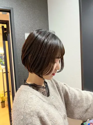 ショート entality所属・暖色ボブ 🍊rikakoのヘアスタイル