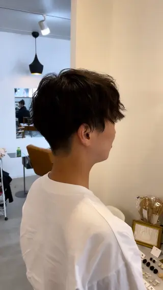 ショート パーマ メンズ sweetroom所属・12月特別価格✨/ 平塚/佐藤郁也のヘアスタイル