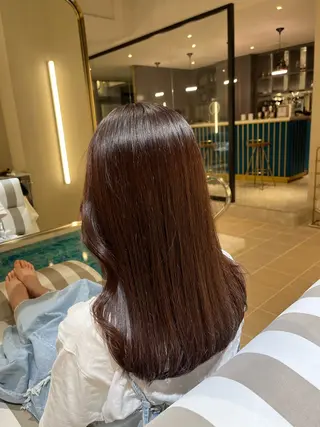 セミロング カラー LANE所属・LANE FUのヘアスタイル