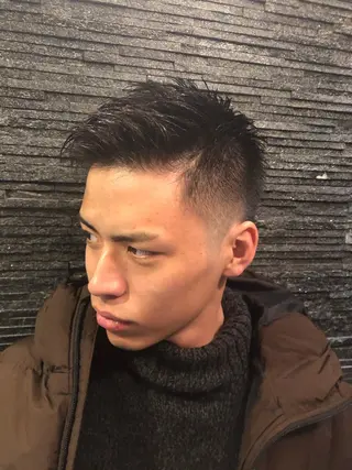 ショート メンズ 水野 魁人のヘアスタイル
