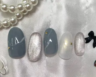 ネイル ネイルPetit Ribbonのネイルデザイン