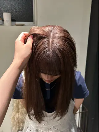 ロング カラー the　hinc所属・ひな🐥 ハイトーン🫧のヘアスタイル