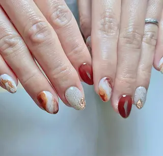 ミディアム cattleya nailのネイルデザイン