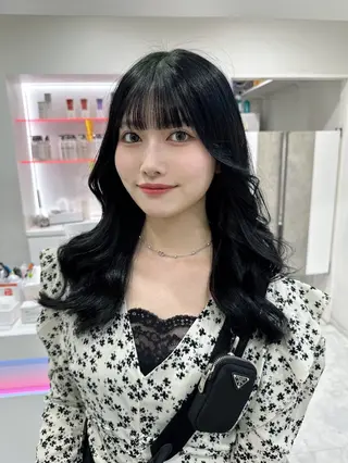 ロング 🦋韓国風カラー🦋 こうせい原宿のヘアスタイル