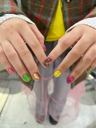 ネイル ゆびノさき茨木店 ニュアンス/アートのネイルデザイン