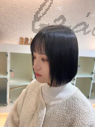 ショート レイヤー/暖色/ 髪質改善/永礼芳果のヘアスタイル