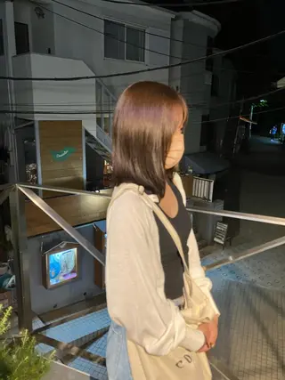 ミディアム Liike所属・🎀透明感カラー🎀 Yurinoのヘアスタイル