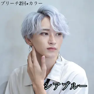 ショート カラー ヘアアレンジ メンズ 飯塚 想のヘアスタイル