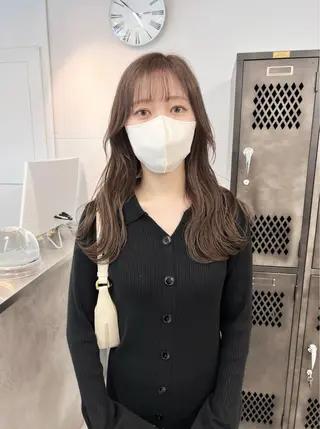 セミロング カラー 樫原裕二 /柔らかいカラーのヘアスタイル