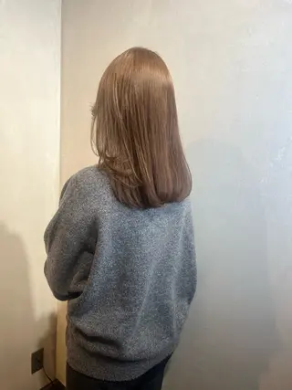 ミディアム カラー Aya/四条烏丸/ インナーカラーのヘアスタイル