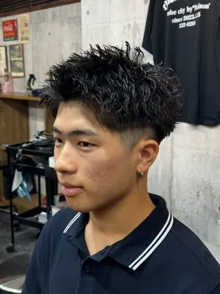 パーマ メンズ 川崎 健翔のヘアスタイル