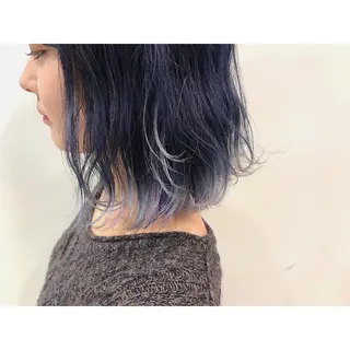 ミディアム カラー 心斎橋 美髪職人　近江のヘアスタイル