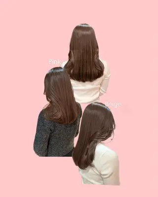 ミディアム 似合わせ/透明感 /レイヤー/りほ🤍のヘアスタイル