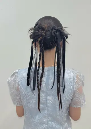 ヘアアレンジ 名駅ヘアセット/眉 🦋Wakanaのヘアスタイル