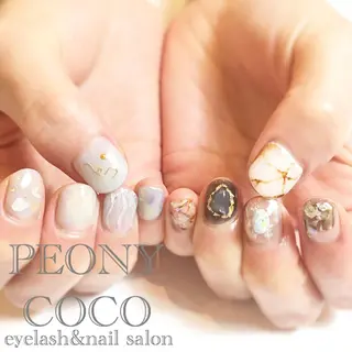 ショート ネイル マツエク・マツパ Beauty salon STELLA所属・STELLA 大西南帆のマツエク・マツパデザイン