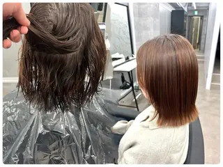 ミディアム カラー パーマ 🌈艶髪/髪質改善 新宿itouのヘアスタイル