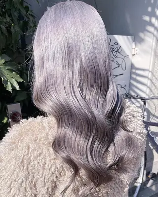 ロング カラー ヘアアレンジ AiM エイム　韓国レイヤーのヘアスタイル