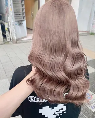 ミディアム カラー PELEshibuya所属・カットモデル様無料 💎saaya💎のヘアスタイル