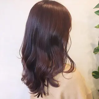 ロング カラー ブルームーン所属・モリタ ミツキのヘアスタイル