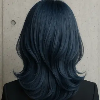 ミディアム かなざわ みかのヘアスタイル