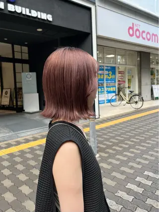 ショート カラー yohaku misakiのヘアスタイル