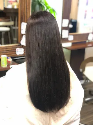 ロング カラー 加藤 瑠美のヘアスタイル