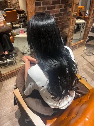ロング カラー AROMAhair 🩵AYAKOのヘアスタイル