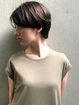 ショート カラー KEPKA ヤマグチ 天神 今泉のヘアスタイル