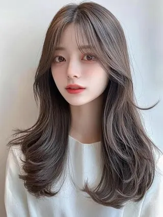 セミロング 誠也/唯一無二の ルーツカラーのヘアスタイル