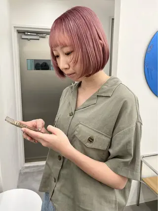 ショート カラー KEPKA ヤマグチ 天神 今泉のヘアスタイル