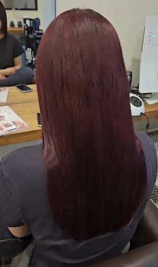 ロング カラー 関口 友菜のヘアスタイル