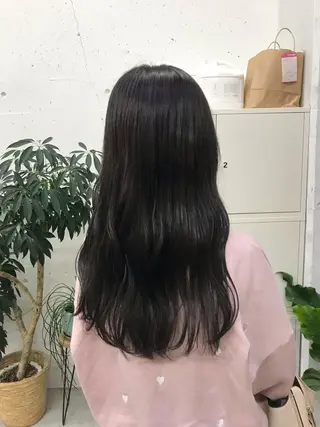 ロング カラー muku所属・レディースカット モデル/ayunaのヘアスタイル