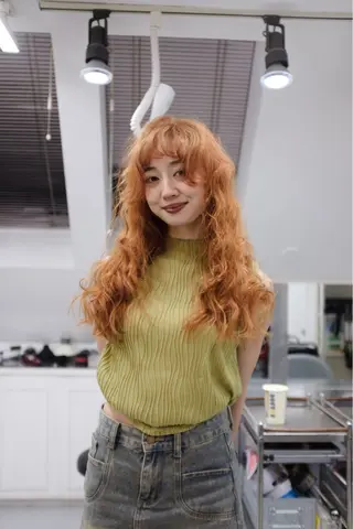 ロング カラー ヘアアレンジ 🦠カラーリスト/ 魚瀬あおい🦠のヘアスタイル