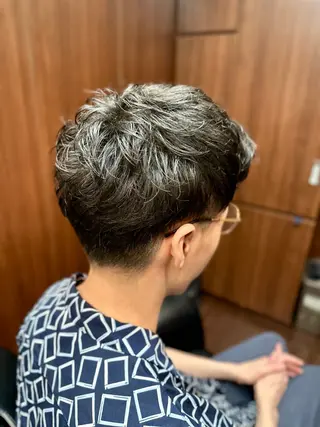 ショート メンズ 深田 千尋のヘアスタイル